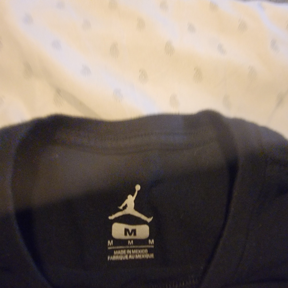 Jordan Black Tee with Blue Cactus Jack Design - Picture 7 of 9